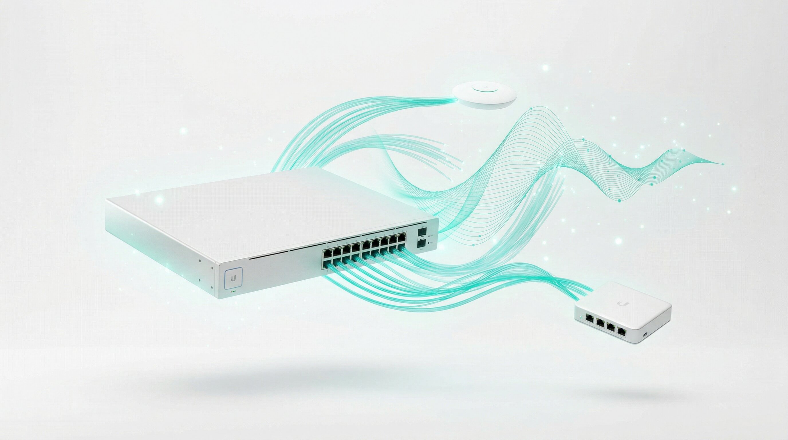 Enterprise network switch with managed access points